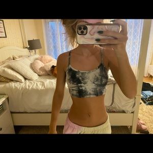 Black and white tie dye top!
